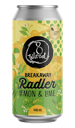 8 Wired Radler Lemon & Lime 440ml Can