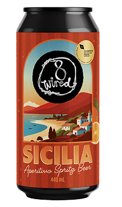 8 Wired Sicilia Aperitivo Spritz Beer 440ml Can