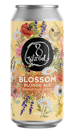 8 wired Blossom Blonde Ale 5% 440ml Can