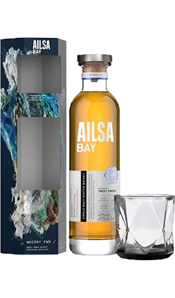 Ailsa Bay Sweet Smoke Single Malt Giftpack + Glass 700ml