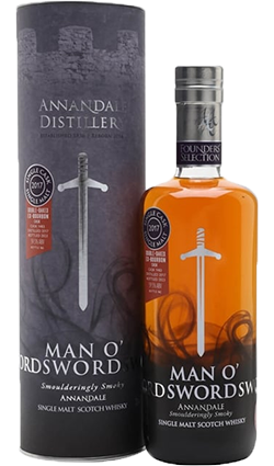 Annandale Man O'SWORDS Double Oak ex-Boubon Cask 1488 2017 60.4% 700ml