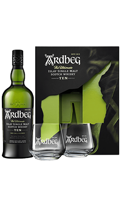 Ardbeg 10YO 700ml with Glass