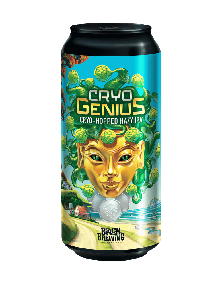 Bach Brewing Cryo Genius Hopped Hazy IPA 440ml Can