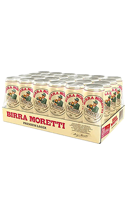 Birra Moretti 500ml CANS 24pk (due late Nov)