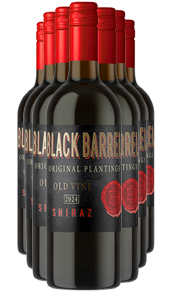 Black Barrel Old Vine Shiraz 12 PACK 2024 750ml
