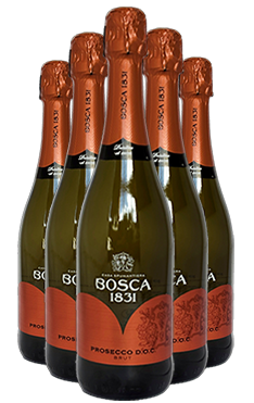Bosca 5 Star Prosecco 750ml SIX PACK