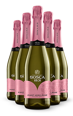 Bosca ROSE (Pinot Noir) Extra Dry 750ml SIX PACK