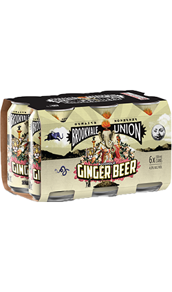Brookvale Union Alcoholic Ginger Beer 330ml 6pk