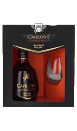 Carlos I Solera 700ml + Glass