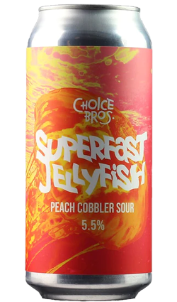Choice Bros Superfast JellyFish Peach Cobbler Sour 440ml
