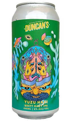 Duncans Yuzu Haze Brett Hazy IPA 440ml