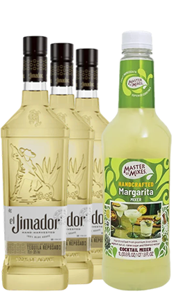 El Jimador Reposado x3 + Master of Mixes Margarita Mix