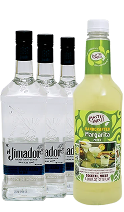 El Jimador Silver x3 + Master of Mixes Margarita Mix