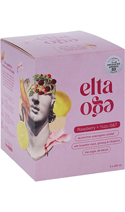 Elta Ego Raspberry Yuzu G&T Non Alc 250ml 4pk CANS