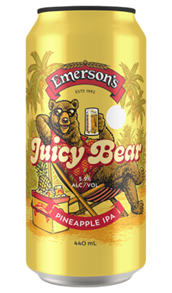 Emersons Juicy Bear Pineapple IPA 440ml Can
