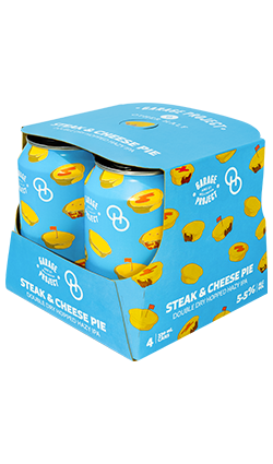 Garage Project Steak & Cheese Pie 330ml 4pk CANS