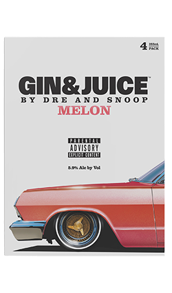Snoop Dog Gin & Juice Melon 4pk 355ml