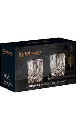 Nachtmann Noblesse Whisky Tumbler 2pk Taupe