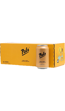 Pals Vodka, Mango Pineapple & Soda 330ml 10pk