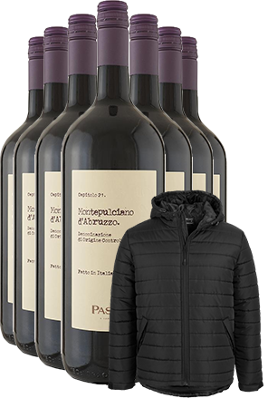 Pasqua Montepulciano d'Abruzzo 21 1500ml 12pk + Puffer Jacket ( M or L or XL )