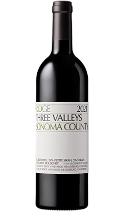 Ridge Three Valleys Zinfandel 2021  750ml