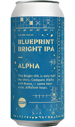 Sawmill Blueprint Bright ALPHA IPA 440ml