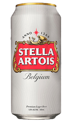 Stella Artois 500ml CAN (BB 18-08-25)