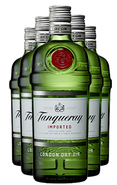 Tanqueray London Dry Gin 6 PACK 1000ml