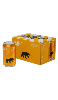 Zeffer Hazy Alcoholic Ginger Beer 5.0% 330ml 6pk CAN