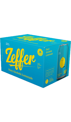 Zeffer Hazy Alcoholic Lemonade 5.0% 330ml 6pk CAN (BLUE)