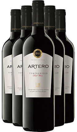 Artero Tempranillo SIX PACK 2022 750ml (due early June)