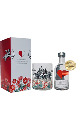 Broken Heart 200ml Gin and Glass Pack