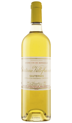 Chateau Villefranche Sauternes WHITE 2019 750ml