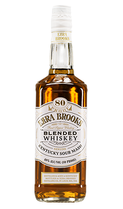 Ezra Brooks Blended Whiskey 80 Proof Sour Mash 750ml 40%