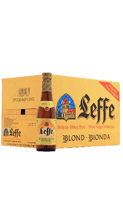 Leffe Blonde 330ml 24pk Bottles