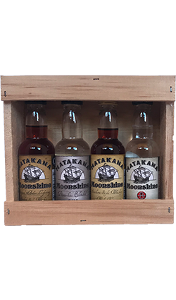 Matakana Moonshine Miniature Wooden Gift Set 4 x 50ml