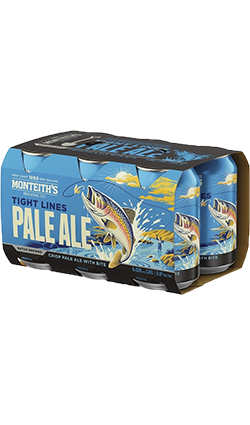 Monteiths Tight Lines Pale Ale 330ml 6pk CAN