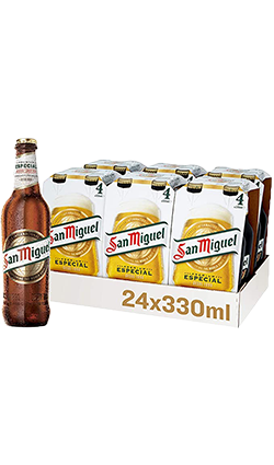 San Miguel Pilsner Especial BOTTLES 24 PACK 330ml (due end Oct)