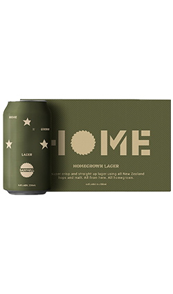 Sawmill Homegrown Lager 330ml CAN 6pk