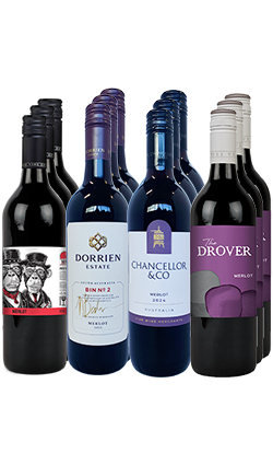 $130 Merlot (Aussie) Mixed Case