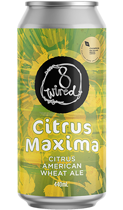 8 Wired Citrus Maxima American Wheat Ale 440ml