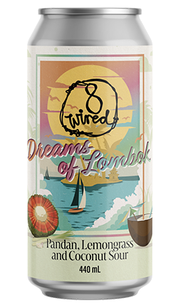 8 Wired Dreams of Lombok Pandan, Vanilla, Lemongrass Sour 440ml
