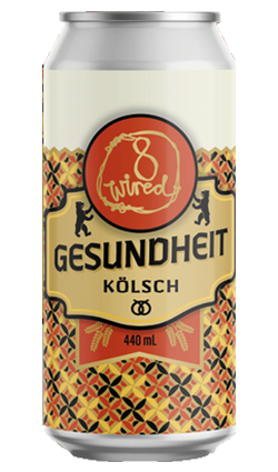 8 Wired Gesundheit Kolsch 4.5% 440ml