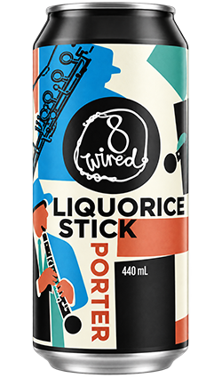 8 Wired Liquorice Stick Porter 440ml