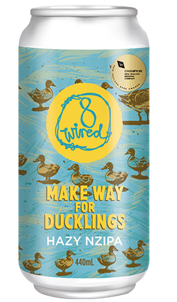 8 Wired Make Way for Ducklings Hazy NZIPA 440ml