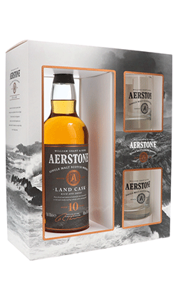 Aerstone 10YO Land Cask 700ml With Glasses