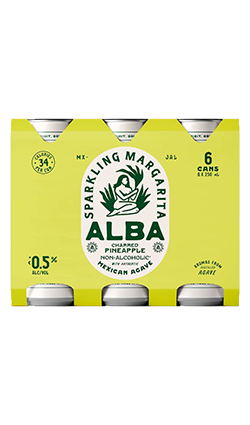 Alba NON ALC Charred Pineapple Sparkling Margarita 250ml 6pk