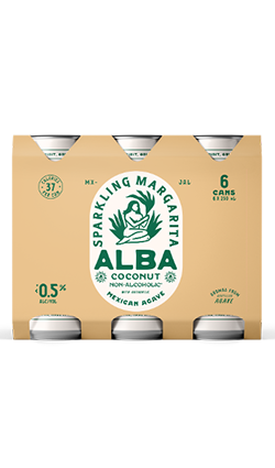 Alba NON ALC Coconut Sparkling Margarita 250ml 6pk