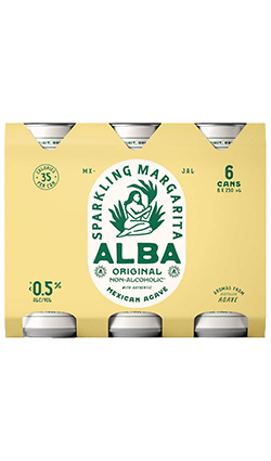 Alba NON ALC Original Sparkling Margarita 250ml 6pk