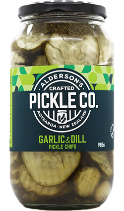 Alderson's Garlic & Dill Pickle Chips 985gm